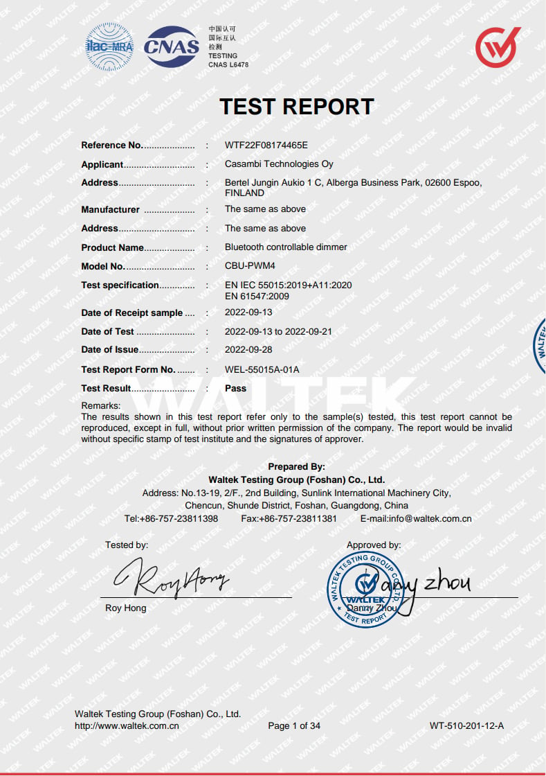 CBU-PWM4 - Casambi